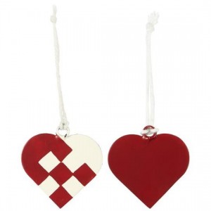 Julehjerte til ophæng assorteret My Nostalgic Christmas