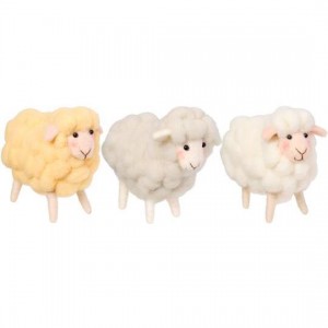 Får stående 1 stk ass farver filt