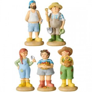 Havevenner - kvinde i grønne bukser