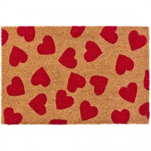 Dørmåtte røde hjerter Dørmåtte røde hjerter