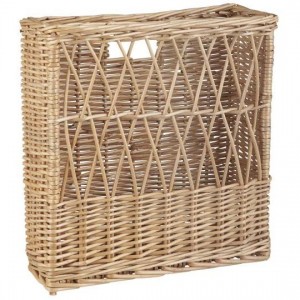 Vægkurv/magasinholder med harlekinflet foran Vægkurv/magasinholder med harlekinflet foran