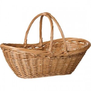 Kurv oval med 2 hanke på tværs