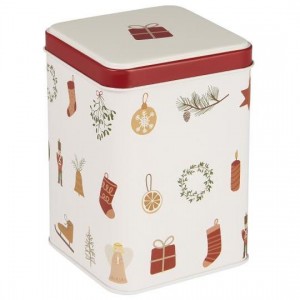 Dåse med juleikoner My Nostalgic Christmas firkantet