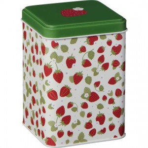 Dåse jordbær firkantet