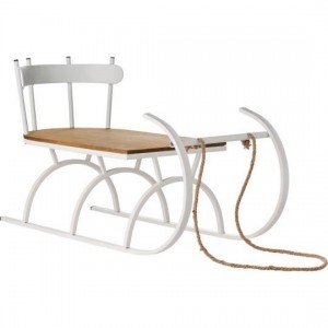 Dekokælk hvid med træsæde 78 x 45 cm Dekokælk hvid med træsæde 78 x 45 cm