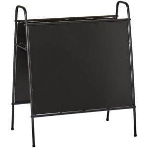 A-stativ med 2 tavler og blomsterhylde A-stativ med 2 tavler og blomsterhylde