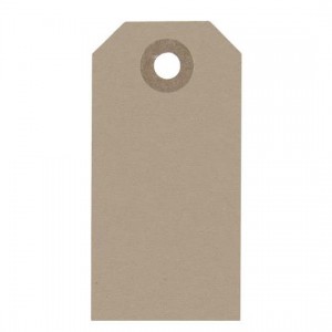 Manilamærker kardus-farvet 1000 stk