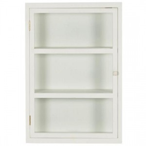 Vægskab Gilleleje med 3 hylder 3 glassider Vægskab Gilleleje med 3 hylder 3 glassider