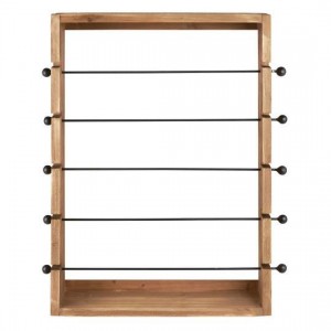 Display til bånd, snor o.l. med 5 stænger