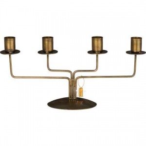 Stage til 4 x 2,2 cm lys patineret messing