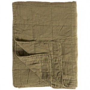 Klassisk quilt oliven130x180cm Klassisk quilt oliven130x180cm