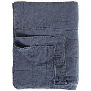 Klassisk quilt indigo 130x180cm Klassisk quilt indigo 130x180cm