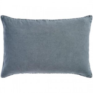 Pudebetræk chalk blue hør 40x60 cm