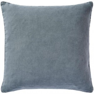 Pudebetræk chalk blue hør 50x50 cm