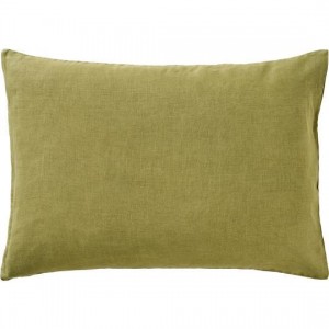 Pudebetræk hør herbal green 50x70