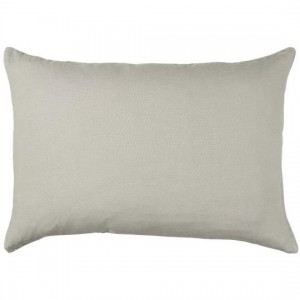 Pudebetræk hør ash grey 50x70