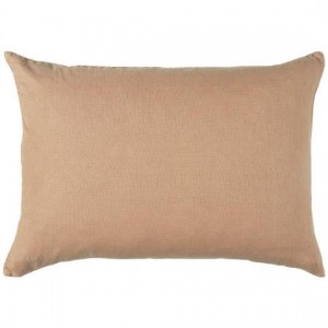 Pudebetræk hør burned rose 50x70