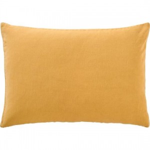 Pudebetræk hør harvest yellow 50x70