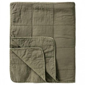 Vintage quilt sengetæppe dobbelt eucalyptus green Vintage quilt sengetæppe dobbelt eucalyptus green