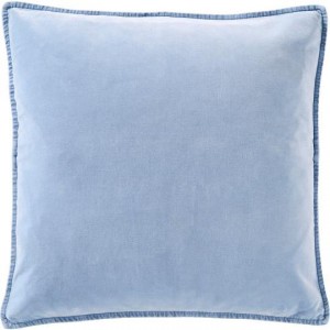 Pudebetræk velour cornflower 52x52