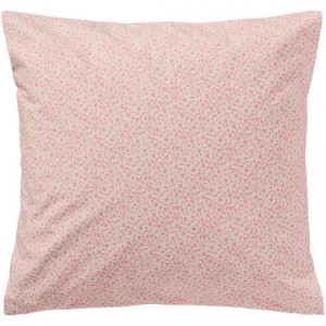 Pudebetræk 60x60cm med små rosa blomster