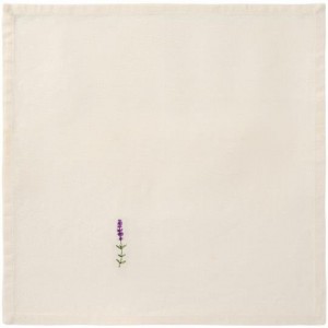 Stofserviet Flora med lavendel butter cream