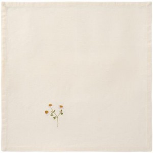 Stofserviet Flora med marguerit butter cream