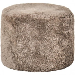 Puf lammeskind grå Puf lammeskind grå