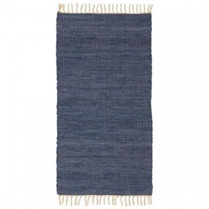 Kludeløber blå 60x120cm