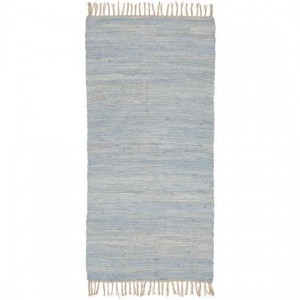 Kludeløber lyseblå 60x120cm