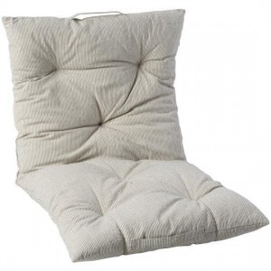 Madrashynde Lina natur med sorte tynde striber