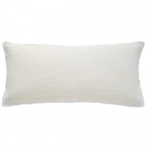 Pudebetræk butter cream dobbeltvævet 35x80cm