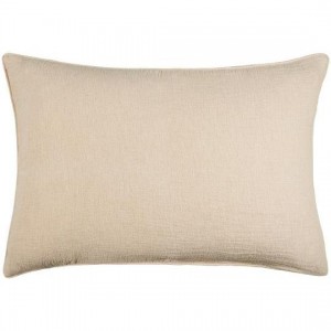 Pudebetræk til gavlpude natur dobbeltvævet