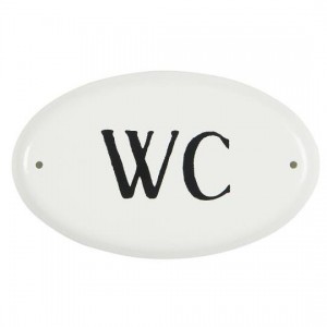Metalskilt WC Metalskilt WC