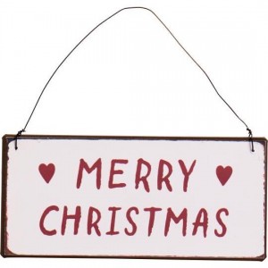 Metalskilt Merry Christmas Metalskilt Merry Christmas