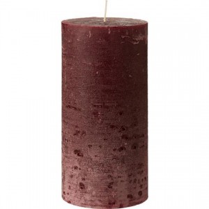 Rustiklys rød Ø:9,6 H:20 Rustiklys rød Ø:9,6 H:20