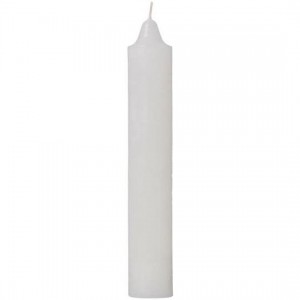 Rustiklys hvid Ø:3,8 H:23