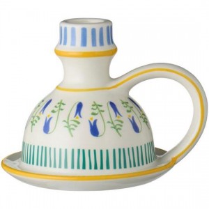 Stage til 2,2 cm lys med mønster og gul streg