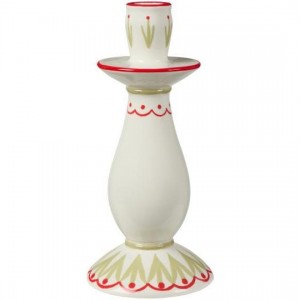 Stage til 2,2 cm lys hvid med rødt og grønt mønster