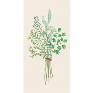 Serviet 10x20 cm krydderurtebuket 16 stk/pk