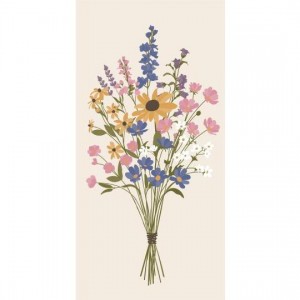 Serviet 10x20 cm sommerbuket 16 stk/pk