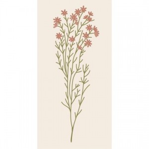 Serviet rosa blomst 16 stk pr pakke Serviet rosa blomst 16 stk pr pakke