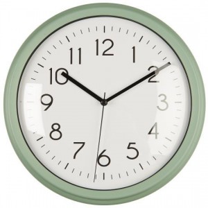 Vægur støvgrøn med kant Vægur støvgrøn med kant