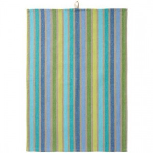 Viskestykke med multifarvede striber