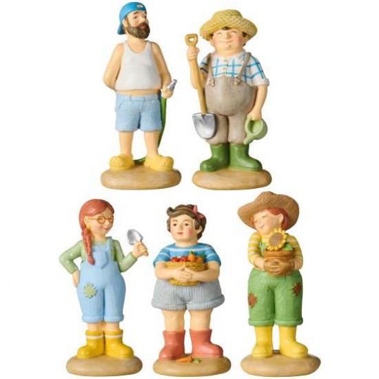 Havevenner - mand blå shorts