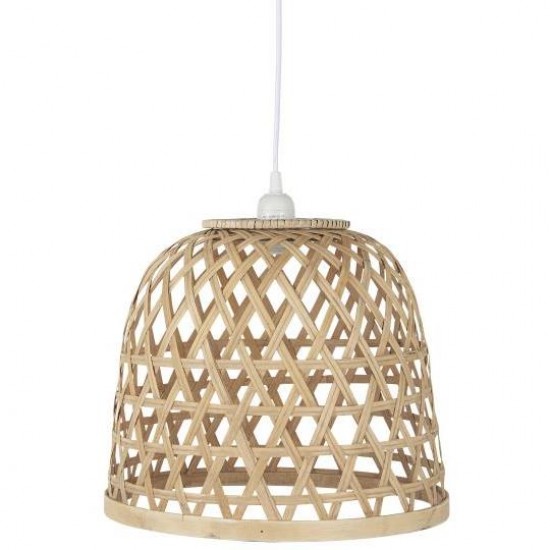Hængelampe bambusskærm ledning L:170 cm