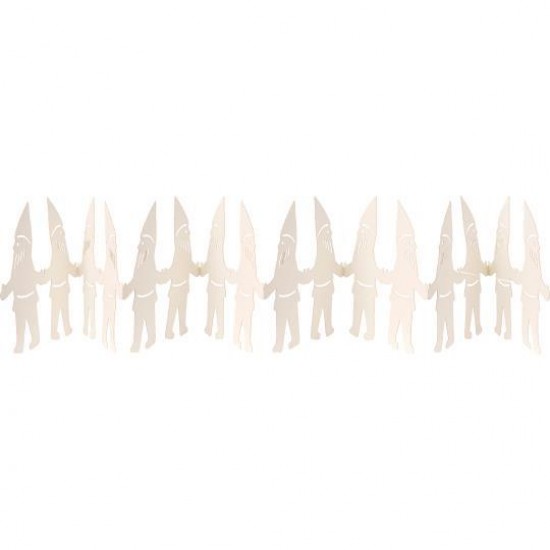 Julebordpynt nisser papir 70cm