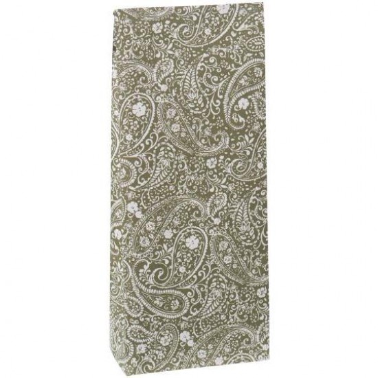 Klodsbundspose grøn paisley 100 stk Klodsbundspose grøn paisley 100 stk