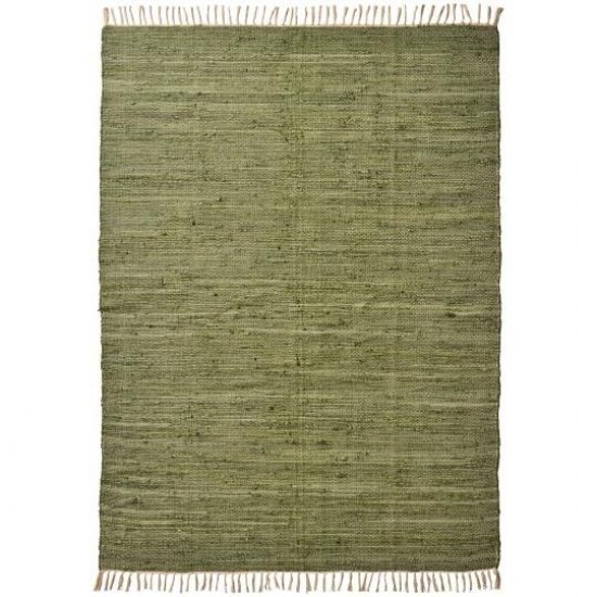 Klude gulvtæppe olivengrøn 170x200cm Klude gulvtæppe olivengrøn 170x200cm