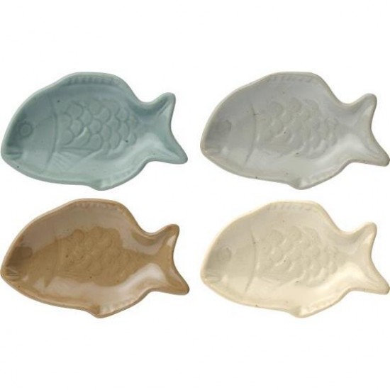 Lille Fiskeskål Beige 10,7 cm Lille Fiskeskål Beige 10,7 cm